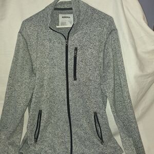 Sonoma Women's Heathered Gray Utility Jacket